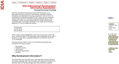 Desktop Screenshot of developmentinformatics.org
